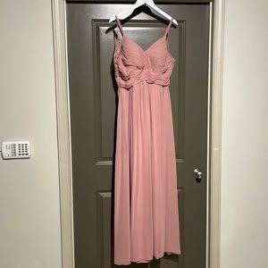 Azazie bridesmaid dress “dusty rose”